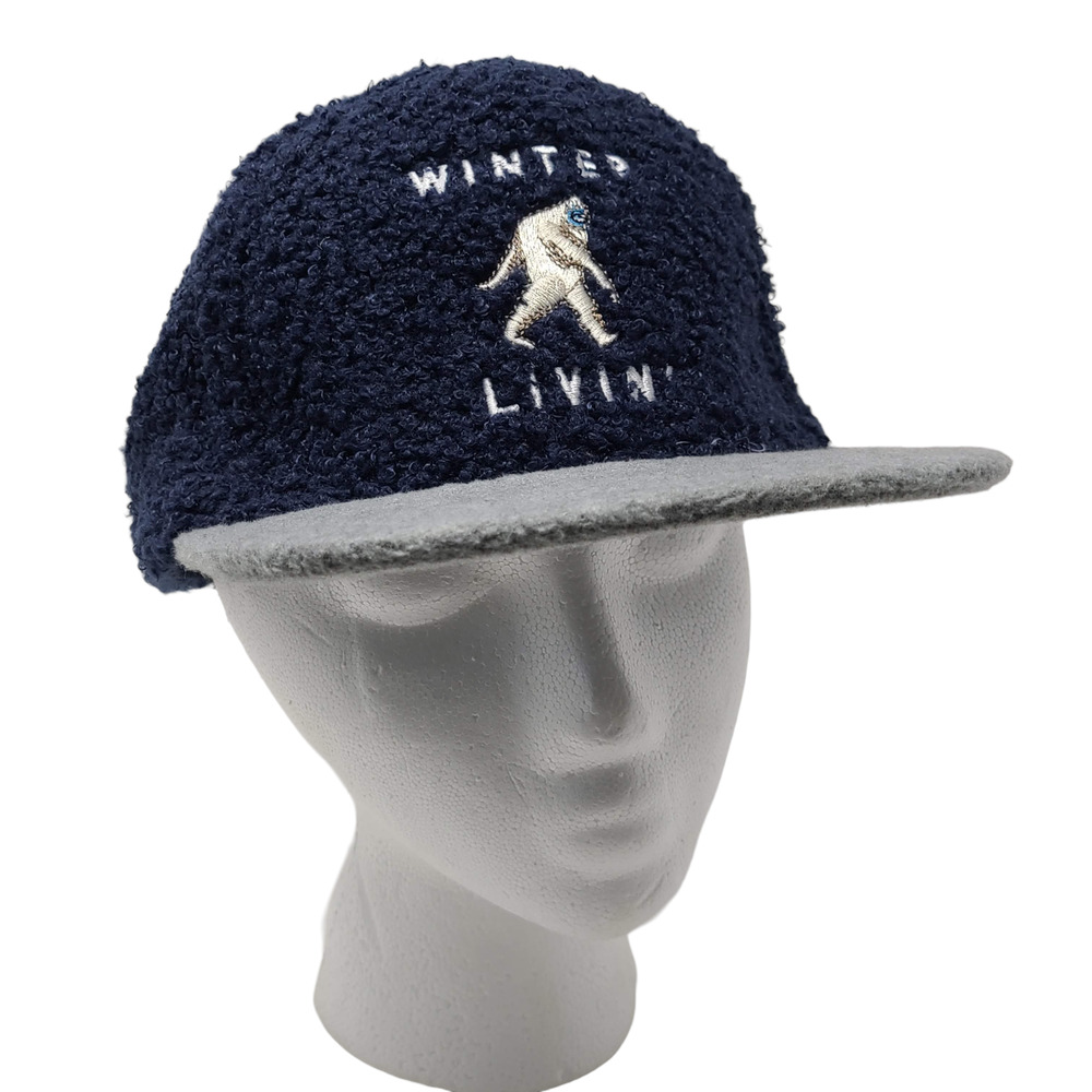 TARGET Winter Livin'‎ Abominable Snowman Plush Fleece Adjustable Baseball Cap